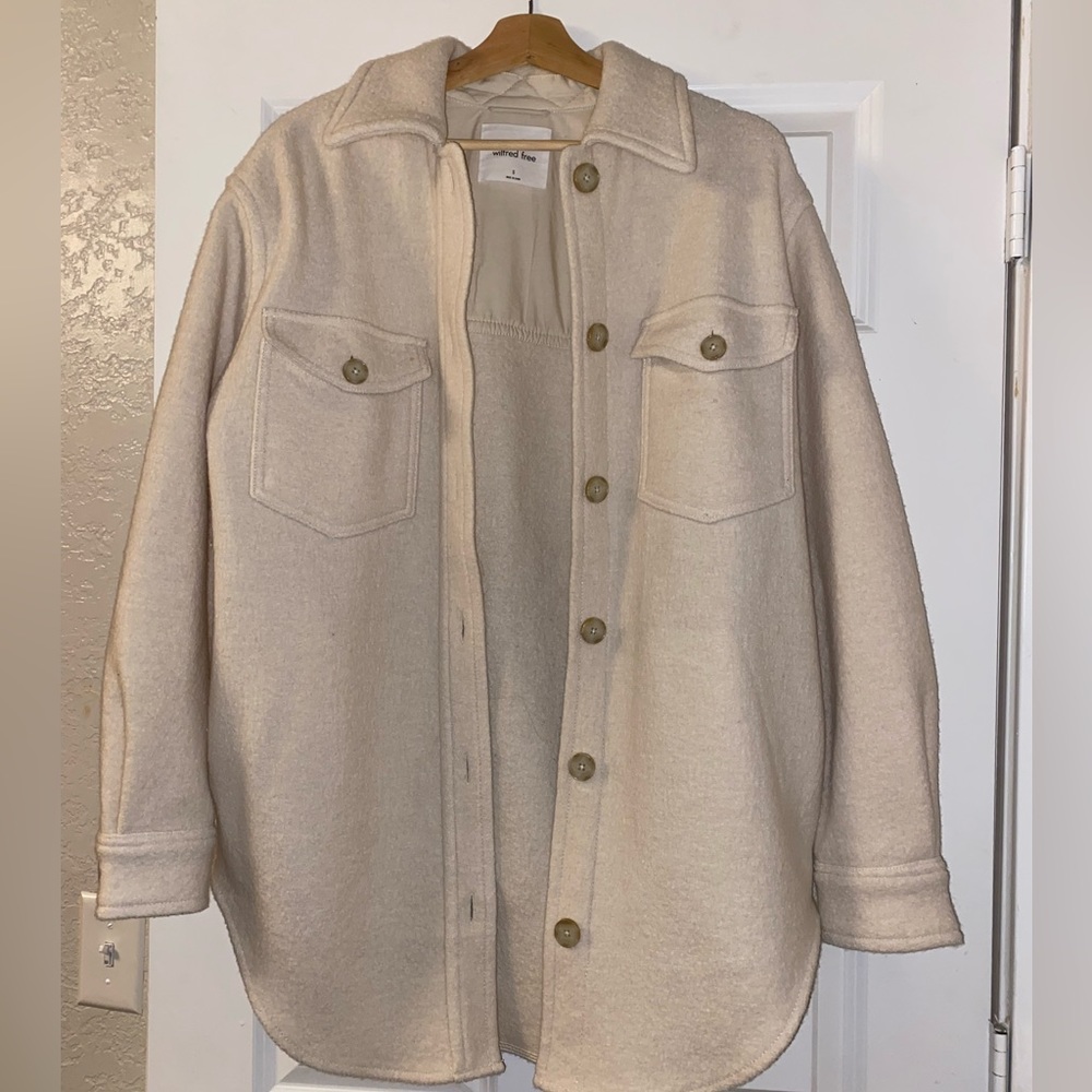 Aritzia Wilfred Free Ganna jacket Birch (cream color)